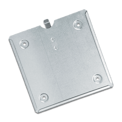 ADR bord houder RVS met sluitclip - 250x250/300x300mm