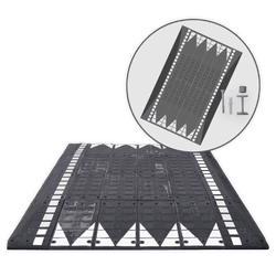 Verkeersplateau TS-MOD modulair rubber - 4950x4000x80mm