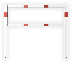Barrière tournante (SH2) - hauteur 950mm - Verrouillage automatique - Montage dans ou au sol (galvanisé)