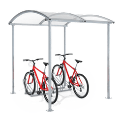 Fietsoverkapping staal TS-COVER - voor 5 fietsen - 2200x2100x2330mm