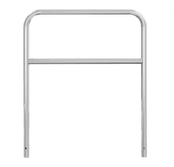 Arceau v&eacute;lo en acier galvanis&eacute; avec barre interm&eacute;diaire &ndash; 900 x 1300 mm