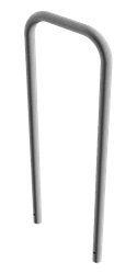 Appui v&eacute;lo &eacute;troit en acier &agrave; sceller &ndash; 500 x 1400 mm