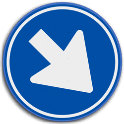 Werk in uitvoering borden