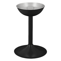 Cendrier ext&eacute;rieur sur pied &Oslash;410mm avec grille pour m&eacute;gots