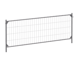 Cl&ocirc;ture basse de chantier en acier 3500x1200mm &ndash; 11kg