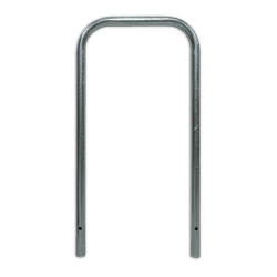 Arceau à vélos en acier 600x1300mm sans barre transversale - avec ancrages au sol