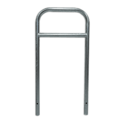 Fietsnietje staal 600x1300mm met tussenbuis - met grondankers