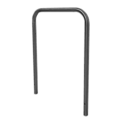 Arceau v&eacute;lo inox large sans barre transversale avec ancrages &ndash; 900 x 1300 mm