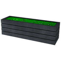 Jardinière rectangulaire Agora – Plastique 100% recyclé