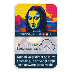 Informatiebord 2:3 reflecterend met je eigen opdruk