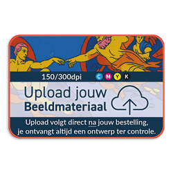 Informatiebord 3:2 reflecterend met je eigen opdruk