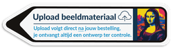Informatiebord pijl reflecterend met je eigen opdruk