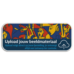 Informatiebord 500x200mm reflecterend met je eigen opdruk