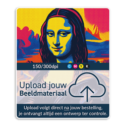 Informatiebord 1100x1300 reflecterend met je eigen opdruk
