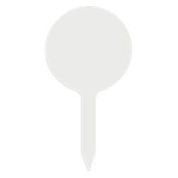 Insteek bord PVC 5mm Ø150mm