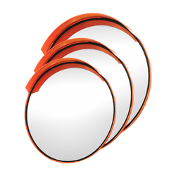 Verkeersspiegel TS-RVS rond oranje - diverse afmetingen