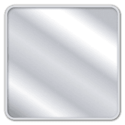 Panneau de signalisation vierge carr&eacute; en aluminium - plusieurs dimensions