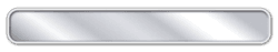 Panneau de signalisation vierge en aluminium long format &ndash; 1200 x 150 mm
