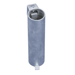 Grondpot met vergrendelingsmechanisme &oslash;60mm - voor buis- en kettingpalen - 300mm