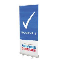Roll-up banner 850x2000mm - Rookvrije Generatie