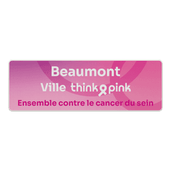Naambord Ville ThinkPink.be - huisstijl