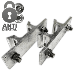 Bordbeugel SB250 variabel (set 2 stuks) - Anti-diefstal - exclusief RVS klembanden