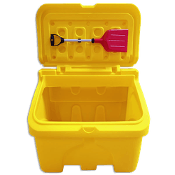 Zoutbak met schep &ndash; 400 liter