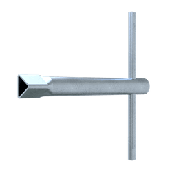 Steckdreikantschl&uuml;ssel verzinkt
