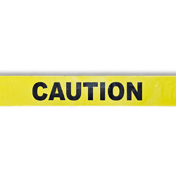 Geel-zwart afzetlint &ndash; Caution &ndash; 250 meter