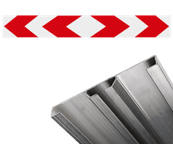 Schrikhekplanken verzwaard profiel