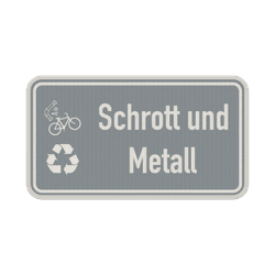 Umwelt und Abfall Schilder