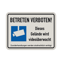 Videoüberwachung Schilder