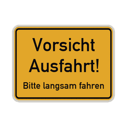Hinweisschilder