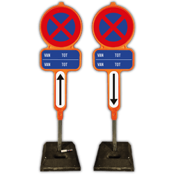 Parkeerverbod set in PEHD E3 - All inclusive