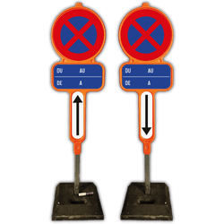 Kit de panneaux d'interdiction de stationnement