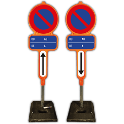 Kit de panneaux d'interdiction de stationnement
