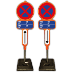 Parkeerverbod set in PEHD E3 - All inclusive - NL/FR