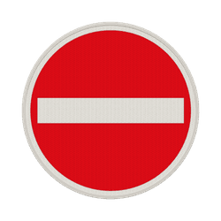 Verkehrszeichen 267 - Verbot der Einfahrt / Einfahrt verboten