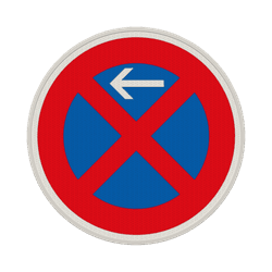 Verkehrszeichen 283-10 - Absolutes Halteverbot Anfang, rechts