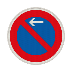 Verkehrszeichen 286-10 - Eingeschr&auml;nktes Halteverbot Anfang, rechts