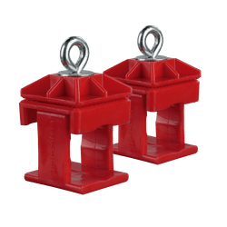 Klemmschelle 40mm aus Kunststoff rot