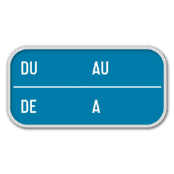 Panneau de signalisation GVIId