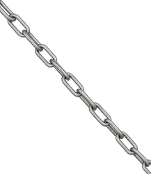Cha&icirc;ne de signalisation en acier galvanis&eacute; &Oslash;6x42mm &ndash; 10m