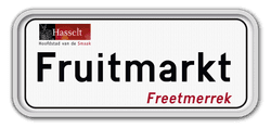 Personaliseerbaar T2000 straatnaambord Hasselt oud model