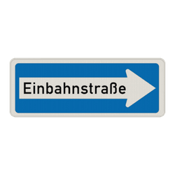 Verkehrszeichen 220-20 - Einbahnstra&szlig;e, rechts