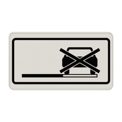 Verkehrszeichen 1060-31 - Halteverbot auch auf dem Seitenstreifen