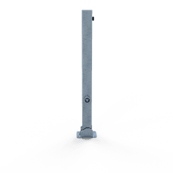 Absperrpfosten klappbar