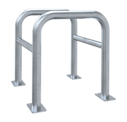 Schutzb&uuml;gel f&uuml;r S&auml;ulen 2-teilig 600x600x650mm &ndash; zum Aufd&uuml;beln