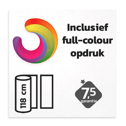 Vinyl sticker Full-Colour (High Tack) niet reflecterend