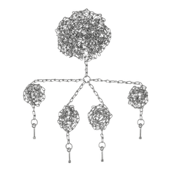 Kit de suspension par cha&icirc;nes pour miroir sph&eacute;rique 360&deg;